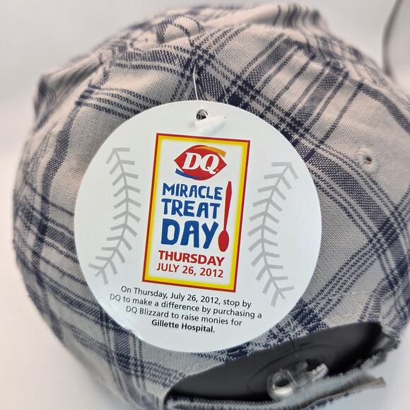 Minnesota Twins 2012 Opening Day Hat Plaid DQ Promo New w/Tag MLB Giveaway - Picture 9 of 11